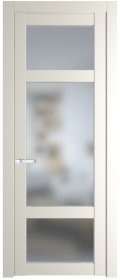   	Profil Doors 1.3.2 PD со стеклом перламутр белый